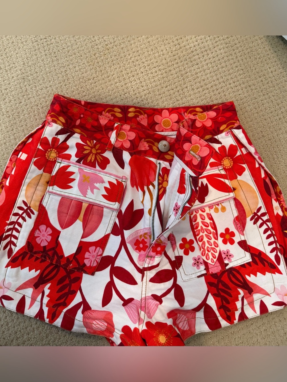 Farm Rio Romantic Orchard Shorts